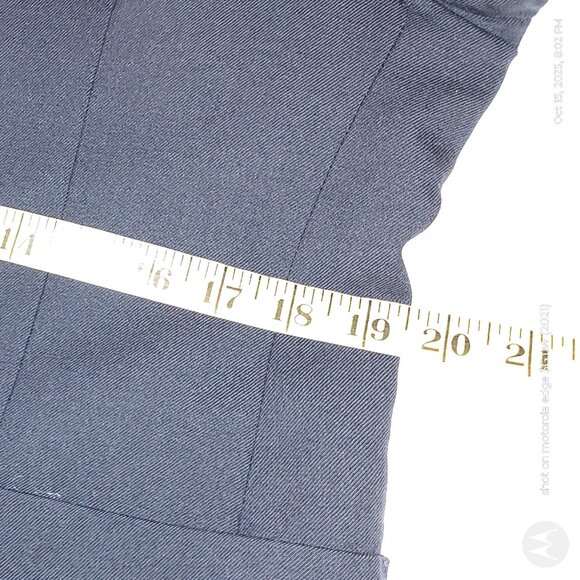 DANIEL HECHTER SPORT COAT BLAZER 100%WOOL GABARDINE NAVY 2-BUTTON 2-VENT SZ 40S - Picture 6 of 11